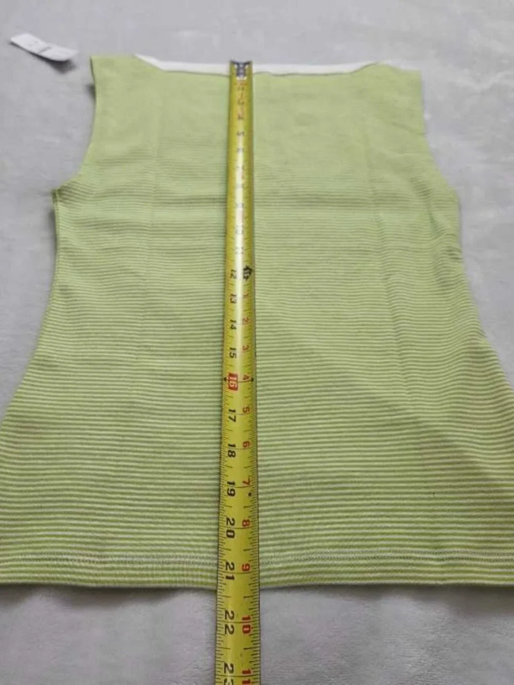 New XS J.Crew perfect fit boatneck tank top in Delwood Feeder Palm stripe